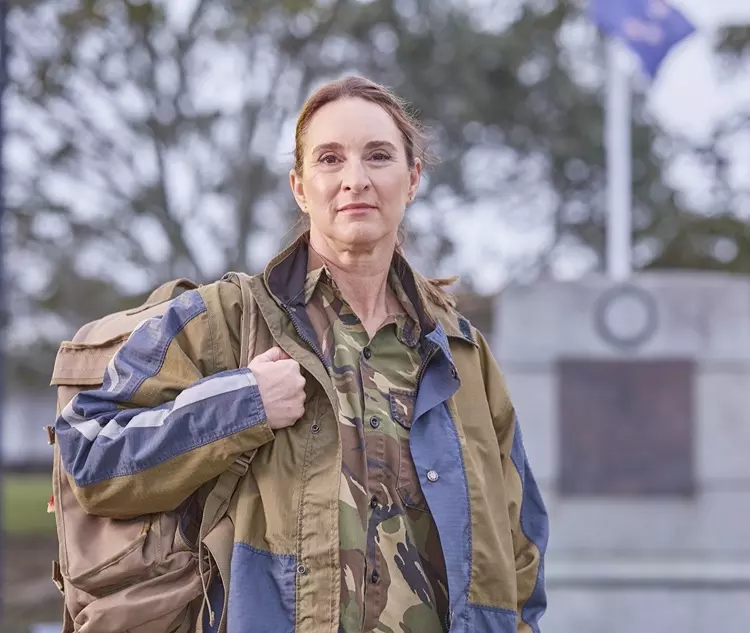Britt Doodes, Military Nurse